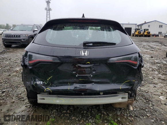 2023 Honda HR-V LX with VIN 3CZRZ2H38PM712118, listed as a Copart auction lot 57176425 with 31,174 mi miles and Salvage title. Bid and sale history available at DreamBid. Image 6.
