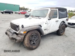 2024 Jeep Wrangler Willys z VIN 1C4PJXAG4RW273324, wystawiony jako Copart lot #70769794 z przebiegiem Nie podano mil oraz Szkoda całkowita • Salvage title. Historia ofert i sprzedaży dostępna na DreamBid. Obrazek 1.