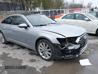 2019 Audi A6 Premium Plus with VIN WAUE8AF23KN119855, listed as a IAAI auction lot 41552717 with 43,677 mi miles. Bid and sale history available at carsss.com. Image 1.