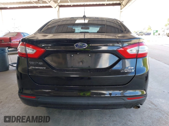 2015 Ford Fusion SE Hybrid with VIN 3FA6P0LU5FR102185, listed as a IAAI auction lot 42453553 with 172,230 mi miles and . Bid and sale history available at DreamBid. Image 16.
