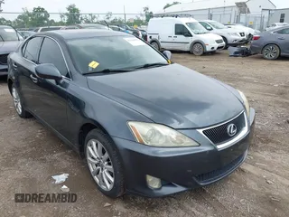 2008 Lexus IS 250 with VIN JTHCK262785017760, listed as a IAAI auction lot 42456999 with 140,215 mi miles and . Bid and sale history available at DreamBid. Image 1.