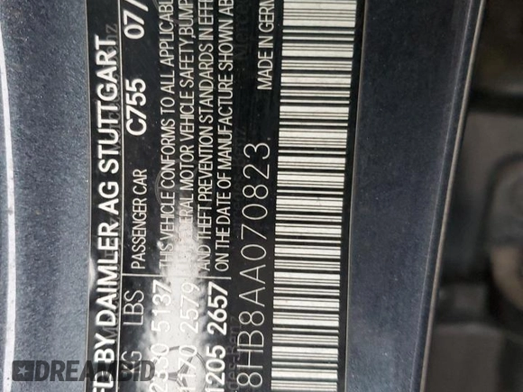 2010 Mercedes-Benz E 350 Luxury z VIN WDDHF8HB8AA070823, wystawiony jako Copart lot #43178435 z przebiegiem 148 488 mil mil oraz Szkoda całkowita • Salvage title. Historia ofert i sprzedaży dostępna na DreamBid. Obrazek 12.