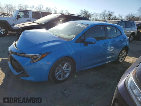 2021 Toyota Corolla Hatchback SE with VIN JTND4MBE6M3146635, listed as a Copart auction lot 40959054 with 70,721 mi miles. Bid and sale history available at carsss.com. Image 1.