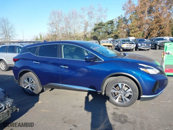 2020 Nissan Murano S with VIN 5N1AZ2AJ1LN152482, listed as a IAAI auction lot 41436555 with 92,639 mi miles. Bid and sale history available at carsss.com. Image 14.