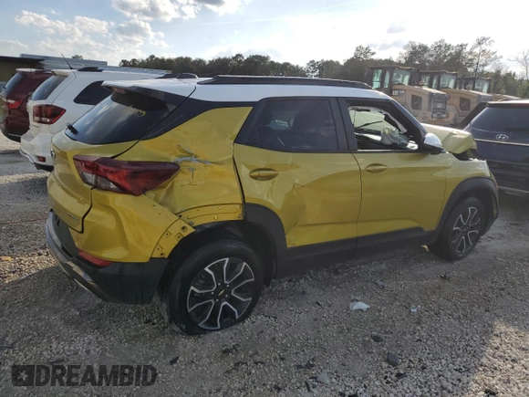 2023 Chevrolet TrailBlazer ACTIV with VIN KL79MSSL9PB004638, listed as a Copart auction lot 42983505 with Not Provided miles and Non Repairable. Bid and sale history available at DreamBid. Image 3.