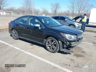 2018 Subaru Legacy Sport with VIN 4S3BNAS67J3009912, listed as a IAAI auction lot 41706592 with 106,087 mi miles. Bid and sale history available at carsss.com. Image 1.
