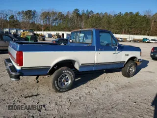 1990 Ford F-150 with VIN 1FTEF14N1LNA30373, listed as a Copart auction lot 85961874 with 27,509 mi miles and Salvage Title. Bid and sale history available at carsss.com. Image 3.