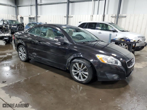 2011 Volvo C70 with VIN YV1672MC9BJ110025, listed as a Copart auction lot 43259725 with NaN miles and Salvage Title. Bid and sale history available at carsss.com. Image 4.