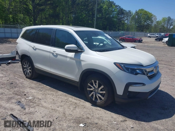 2019 Honda Pilot EX-L with VIN 5FNYF5H57KB038019, listed as a IAAI auction lot 41994410 with 126,738 mi miles and . Bid and sale history available at carsss.com. Image 1.