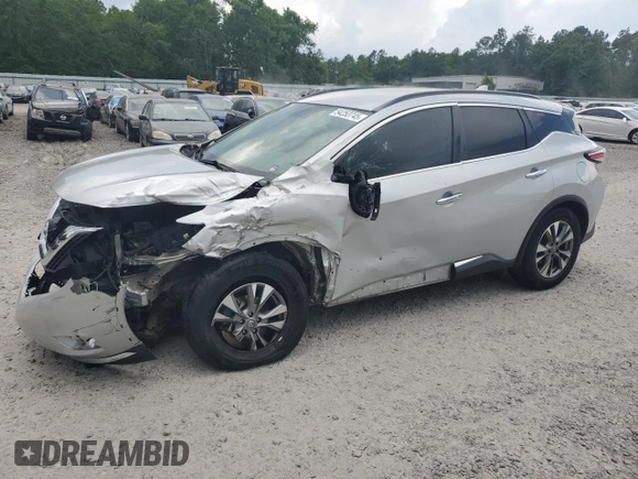 2018 Nissan Murano S z VIN 5N1AZ2MGXJN123625, wystawiony jako Copart lot #54253745 z przebiegiem 124 781 mil mil oraz Szkoda całkowita • Salvage title. Historia ofert i sprzedaży dostępna na DreamBid. Obrazek 1.
