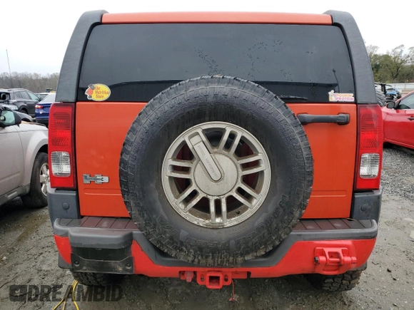 2009 Hummer H3 SUV Luxury with VIN 5GTEN13E598144722, listed as a Copart auction lot 81231344 with 189,266 mi miles and Salvage Title. Bid and sale history available at carsss.com. Image 6.