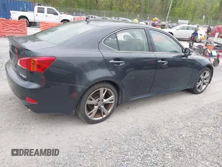 2010 Lexus IS 250 with VIN JTHBF5C27A5120477, listed as a IAAI auction lot 42109745 with 235,585 mi miles. Bid and sale history available at carsss.com. Image 4.