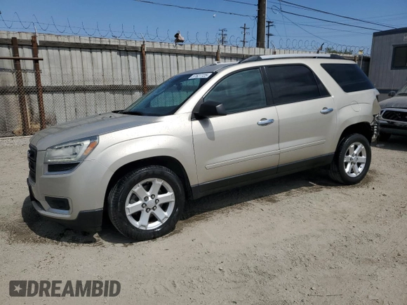2016 GMC Acadia SLE with VIN 1GKKRNEDXGJ154831, listed as a Copart auction lot 57627725 with 122,915 mi miles and Salvage title. Bid and sale history available at DreamBid. Image 1.
