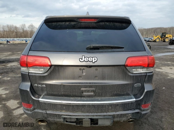 2014 Jeep Grand Cherokee Overland with VIN 1C4RJFCT0EC237333, listed as a Copart auction lot 46659195 with 0 mi miles and Salvage Title. Bid and sale history available at carsss.com. Image 6.