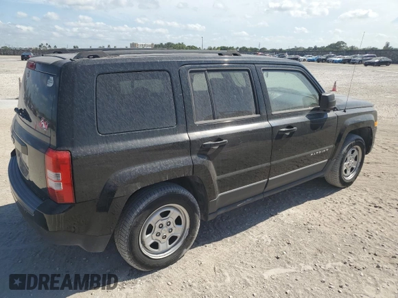 2013 Jeep Patriot Sport with VIN 1C4NJPBA9DD235044, listed as a Copart auction lot 53931795 with 114,326 mi miles and Clean Title. Bid and sale history available at carsss.com. Image 3.