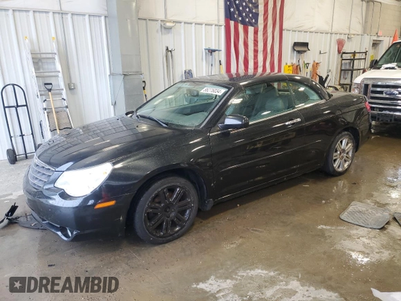 2008 Chrysler Sebring Limited with VIN 1C3LC65M18N262311, listed as a Copart auction lot 86276034 with 67,293 mi miles and Clean Title. Bid and sale history available at carsss.com. Image 1.