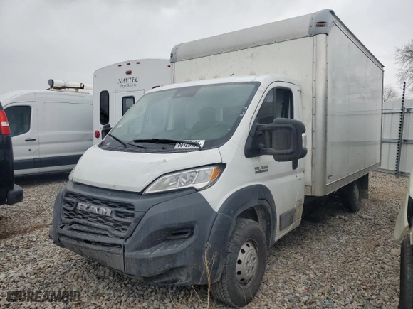 2023 Ram ProMaster Cutaway with VIN 3C7WRVMG1PE514206, listed as a Copart auction lot 88125185 with 139,580 mi miles and Salvage Title. Bid and sale history available at carsss.com. Image 1.