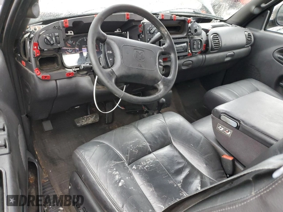 2001 Dodge Ram 2500 with VIN 1B7KF23661J187680, listed as a Copart auction lot 43448855 with 0 mi miles and Clean Title. Bid and sale history available at carsss.com. Image 8.
