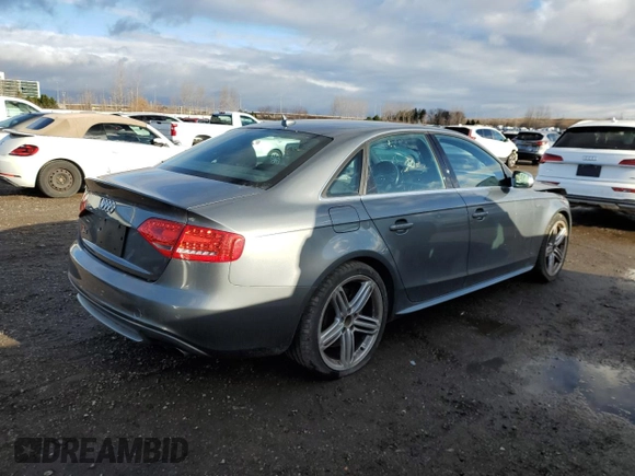 2012 Audi S4 Premium with VIN WAUFGCFL5CA021804, listed as a Copart auction lot 80500484 with 162,896 mi miles and Salvage Title. Bid and sale history available at carsss.com. Image 3.