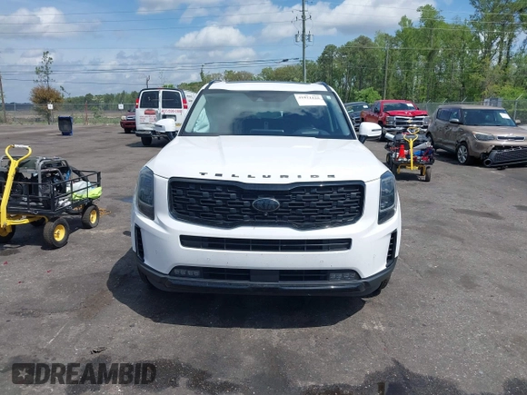 2021 Kia Telluride SX with VIN 5XYP5DHCXMG167178, listed as a IAAI auction lot 41971125 with 99,231 mi miles. Bid and sale history available at carsss.com. Image 12.