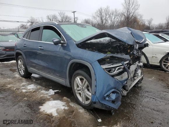 2021 Mercedes-Benz GLA with VIN W1N4N4HB9MJ271700, listed as a Copart auction lot 44228795 with 44,542 mi miles and Salvage Title. Bid and sale history available at carsss.com. Image 4.