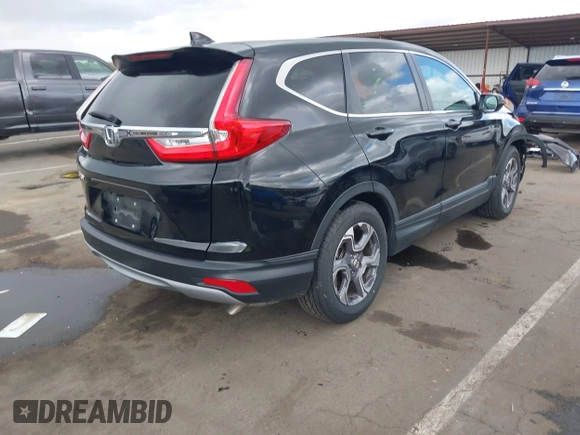 2017 Honda CR-V EX with VIN 7FARW1H51HE000859, listed as a IAAI auction lot 41906559 with 81,964 mi miles. Bid and sale history available at carsss.com. Image 4.