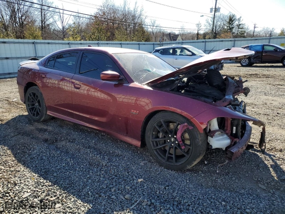 2020 Dodge Charger Scat Pack with VIN 2C3CDXGJ3LH131808, listed as a Copart auction lot 46540535 with 51,390 mi miles and Salvage Title. Bid and sale history available at carsss.com. Image 4.