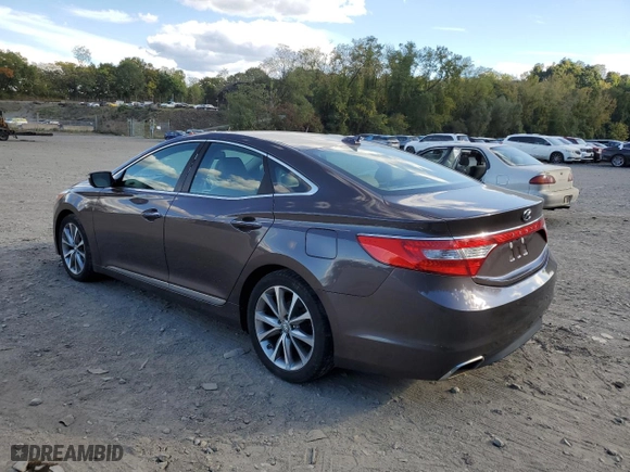 2015 Hyundai Azera with VIN KMHFG4JG1FA483280, listed as a Copart auction lot 75449214 with 126,291 mi miles and Clean Title. Bid and sale history available at carsss.com. Image 2.