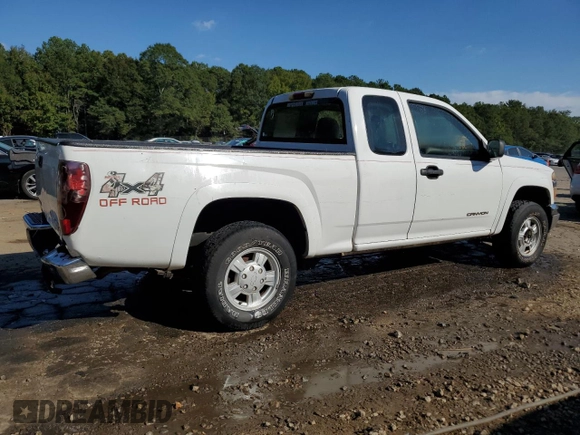2004 GMC Canyon SLE Z71 with VIN 1GTDT196X48186384, listed as a Copart auction lot 75022394 with 266,456 mi miles and Salvage Title. Bid and sale history available at carsss.com. Image 3.