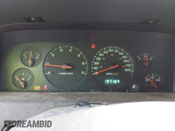 2001 Jeep Grand Cherokee Laredo with VIN 1J4GW48SX1C585867, listed as a IAAI auction lot 42793657 with 197,167 mi miles and . Bid and sale history available at DreamBid. Image 7.