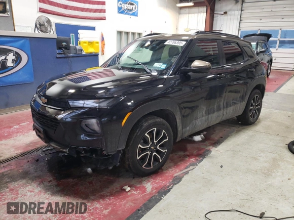 2021 Chevrolet TrailBlazer ACTIV with VIN KL79MSSL8MB131702, listed as a Copart auction lot 42786395 with 74,513 mi miles and Salvage Title. Bid and sale history available at DreamBid. Image 1.