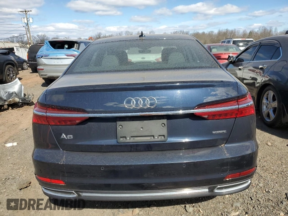 2019 Audi A6 Premium Plus with VIN WAUE8AF21KN128988, listed as a Copart auction lot 45857454 with 59,542 mi miles. Bid and sale history available at carsss.com. Image 6.