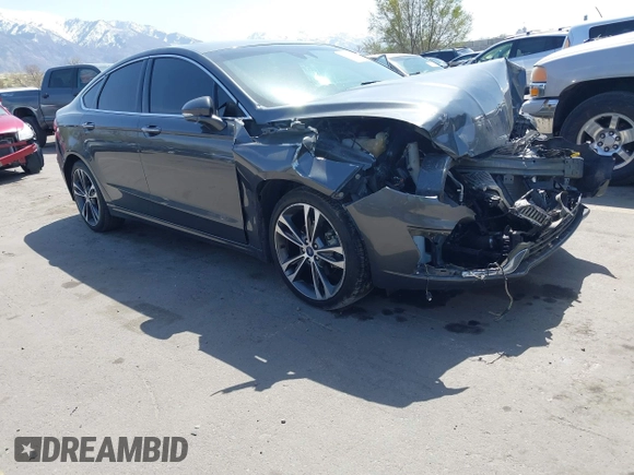2019 Ford Fusion Titanium with VIN 3FA6P0D90KR109985, listed as a IAAI auction lot 41993329 with Not provided miles and . Bid and sale history available at DreamBid. Image 1.