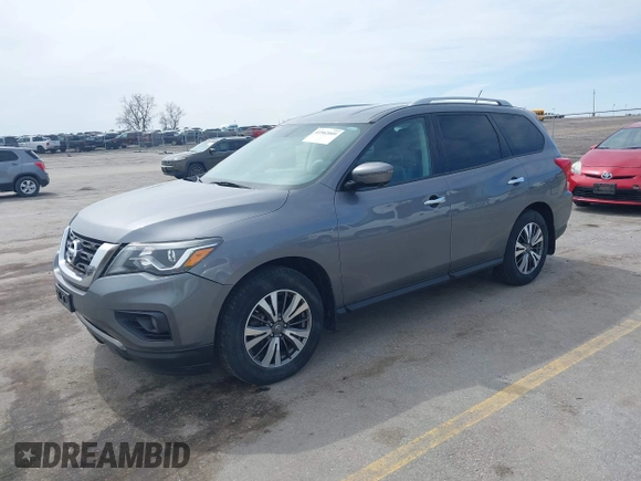 2017 Nissan Pathfinder SL with VIN 5N1DR2MM0HC639453, listed as a IAAI auction lot 41962009 with 156,776 mi miles. Bid and sale history available at carsss.com. Image 19.