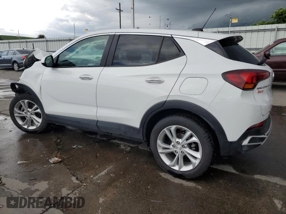 2021 Buick Encore GX Preferred z VIN KL4MMBS25MB114242, wystawiony jako Copart lot #59799905 z przebiegiem 67 300 mil mil oraz Szkoda całkowita • Salvage title. Historia ofert i sprzedaży dostępna na DreamBid. Obrazek 2.