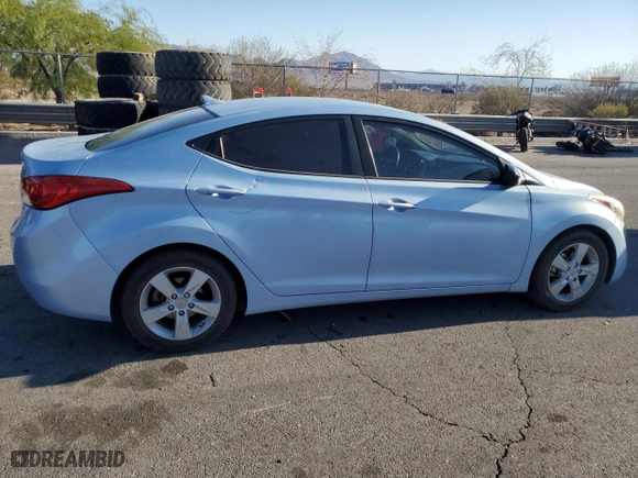 2011 Hyundai Elantra Ltd with VIN KMHDH4AE9BU116509, listed as a Copart auction lot 41697755 with 154,145 mi miles and Salvage Title. Bid and sale history available at carsss.com. Image 3.