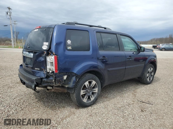 2013 Honda Pilot EX-L с VIN 5FNYF4H77DB055191, выставлен на аукционе Copart как лот 49885265 с пробегом 123 179 миль миль и Списание • Salvage title. История ставок и продаж доступна на DreamBid. Изображение 3.