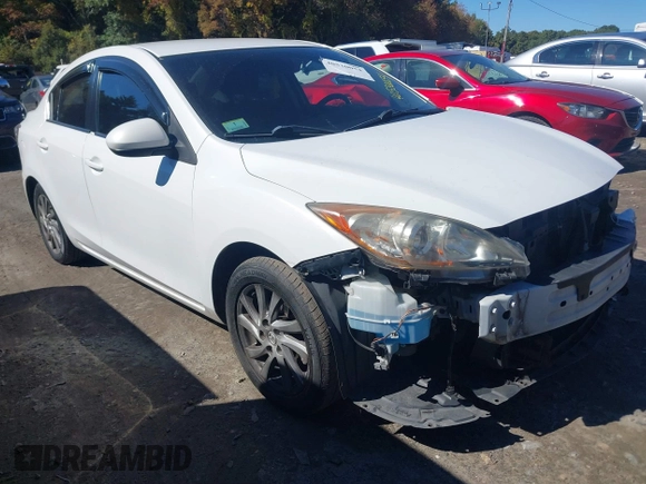 2012 Mazda 3 i Touring with VIN JM1BL1VF9C1514236, listed as a IAAI auction lot 41482117 with 206,007 mi miles and . Bid and sale history available at DreamBid. Image 1.