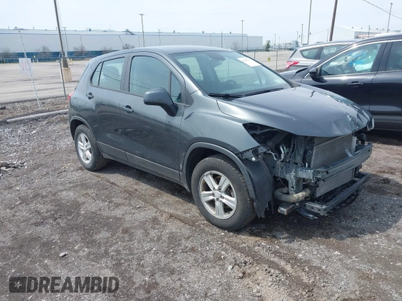 2020 Chevrolet Trax LS with VIN 3GNCJKSBXLL185161, listed as a IAAI auction lot 42032231 with 82,587 mi miles and . Bid and sale history available at DreamBid. Image 1.