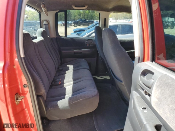 2002 Dodge Dakota SLT with VIN 1B7HL48N02S587177, listed as a Copart auction lot 48901935 with 207,550 mi miles and Salvage Title. Bid and sale history available at carsss.com. Image 10.