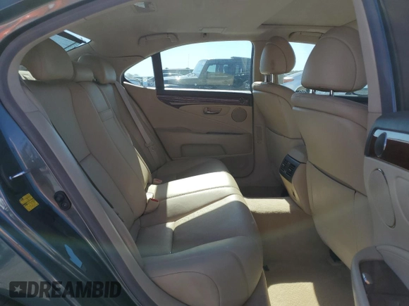 2007 Lexus LS 460 with VIN JTHBL46F975035747, listed as a Copart auction lot 50169445 with 147,294 mi miles and Salvage Title. Bid and sale history available at carsss.com. Image 10.