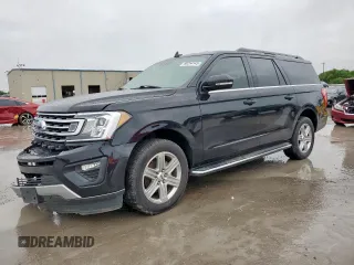 2019 Ford Expedition Max XLT with VIN 1FMJK1HT4KEA57323, listed as a Copart auction lot 60254145 with 122,667 mi miles and Salvage title. Bid and sale history available at DreamBid. Image 1.
