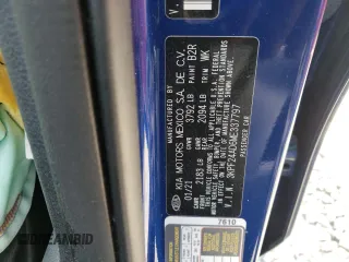 2021 Kia Forte LXS with VIN 3KPF24AD6ME337797, listed as a Copart auction lot 67763584 with 123,423 mi miles and Salvage Title. Bid and sale history available at carsss.com. Image 12.