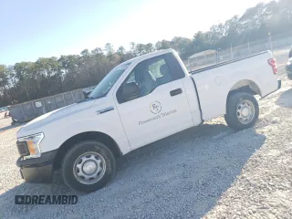 2019 Ford F-150 XL with VIN 1FTMF1CB6KKE68518, listed as a Copart auction lot 47442605 with 84,867 mi miles and Salvage Title. Bid and sale history available at carsss.com. Image 1.
