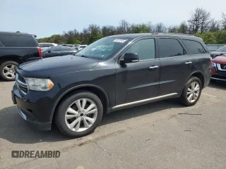 2013 Dodge Durango Crew z VIN 1C4SDJDT8DC540627, wystawiony jako Copart lot #59012545 z przebiegiem 113 425 mil mil oraz Czysty tytuł • Clean title. Historia ofert i sprzedaży dostępna na DreamBid. Obrazek 1.