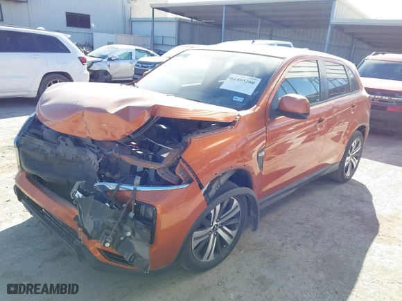 2020 Mitsubishi Outlander Sport ES 2.0 with VIN JA4AP3AU8LU008390, listed as a IAAI auction lot 41805260 with 67,346 mi miles. Bid and sale history available at carsss.com. Image 17.