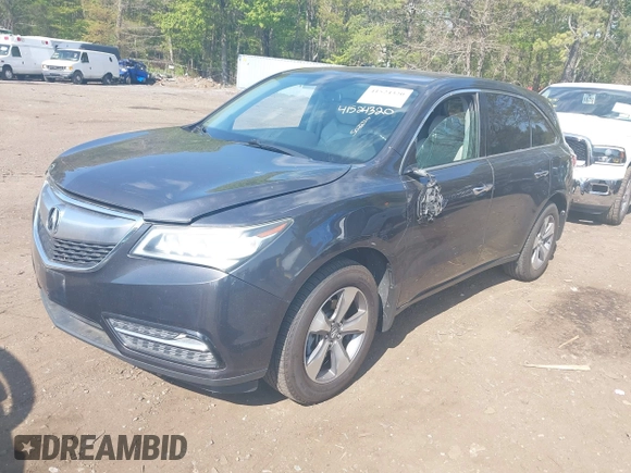 2014 Acura MDX with VIN 5FRYD3H23EB013573, listed as a IAAI auction lot 41524320 with 96,405 mi miles and . Bid and sale history available at DreamBid. Image 18.