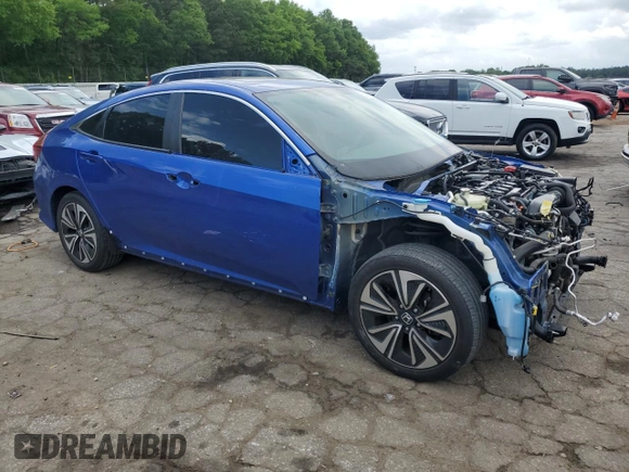 2016 Honda Civic EX-T z VIN 19XFC1F34GE016549, wystawiony jako Copart lot #53488995 z przebiegiem 26 021 mil mil oraz Szkoda całkowita • Salvage title. Historia ofert i sprzedaży dostępna na DreamBid. Obrazek 4.