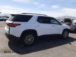2023 Chevrolet Traverse LT Cloth with VIN 1GNERGKW6PJ303351, listed as a Copart auction lot 54703985 with 28,887 mi miles and Salvage title. Bid and sale history available at DreamBid. Image 3.