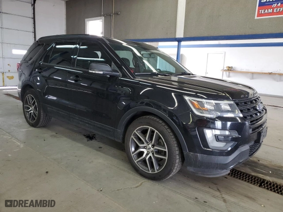 2016 Ford Explorer Sport with VIN 1FM5K8GT3GGD14074, listed as a Copart auction lot 52121725 with 85,138 mi miles and Salvage Title. Bid and sale history available at carsss.com. Image 4.